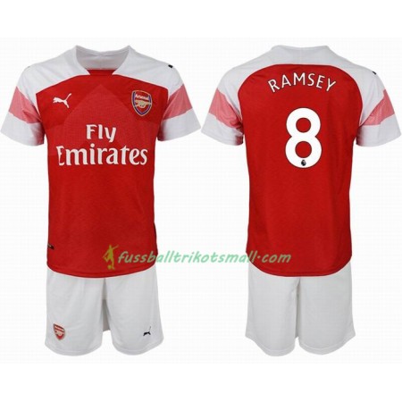 Fußballtrikots Arsenal RAMSEY 8 Kinder 2018-2019 Kurzarm Heimtrikotsatz kaufen